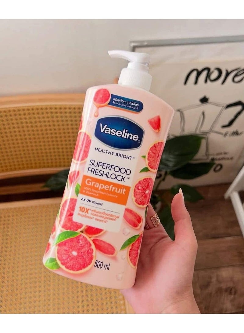 Vaseline Superfood Freshlock Grapefruit Lotion 320ml - Image 3